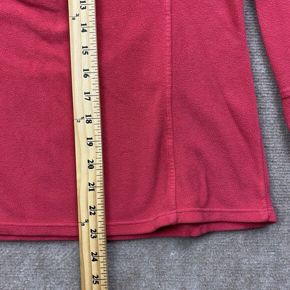 Athleta Jacket Women Medium Pink Zip Fleece Athletic Outdoors Ladies - Picture 9 of 12